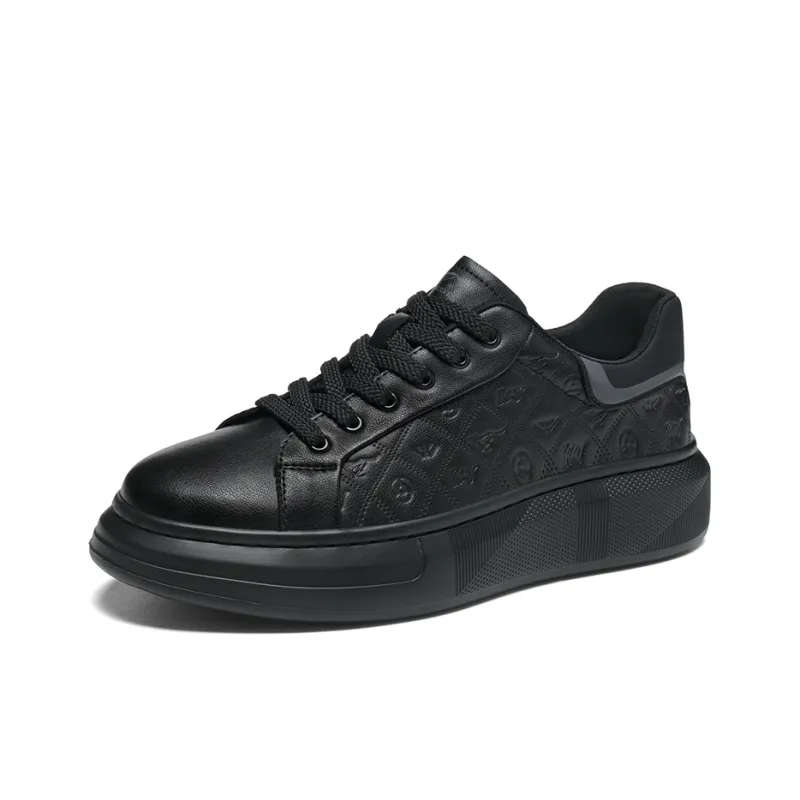 SEPTWOLVES Slip-Resistant Cushioning Wear-Resistant Lightweight Height-Increasing Low-Top Skateboard Shoes Men-2