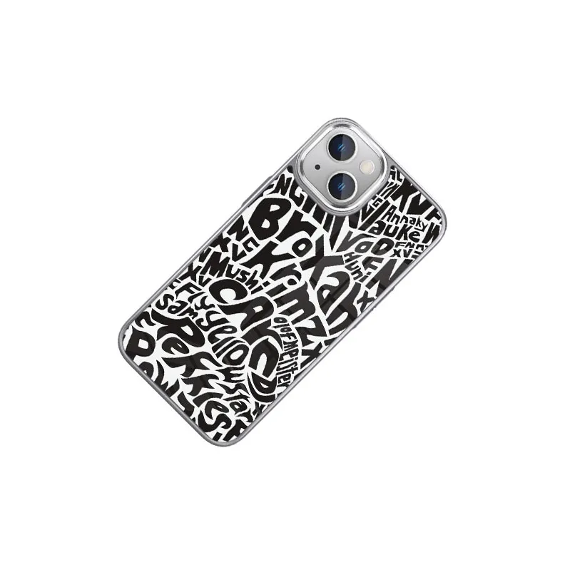 MSMF Glass Material Text Street Phone Cases Compatible With IPhone 11/12/13/14/15/16 Plus/Pro/MAX-1