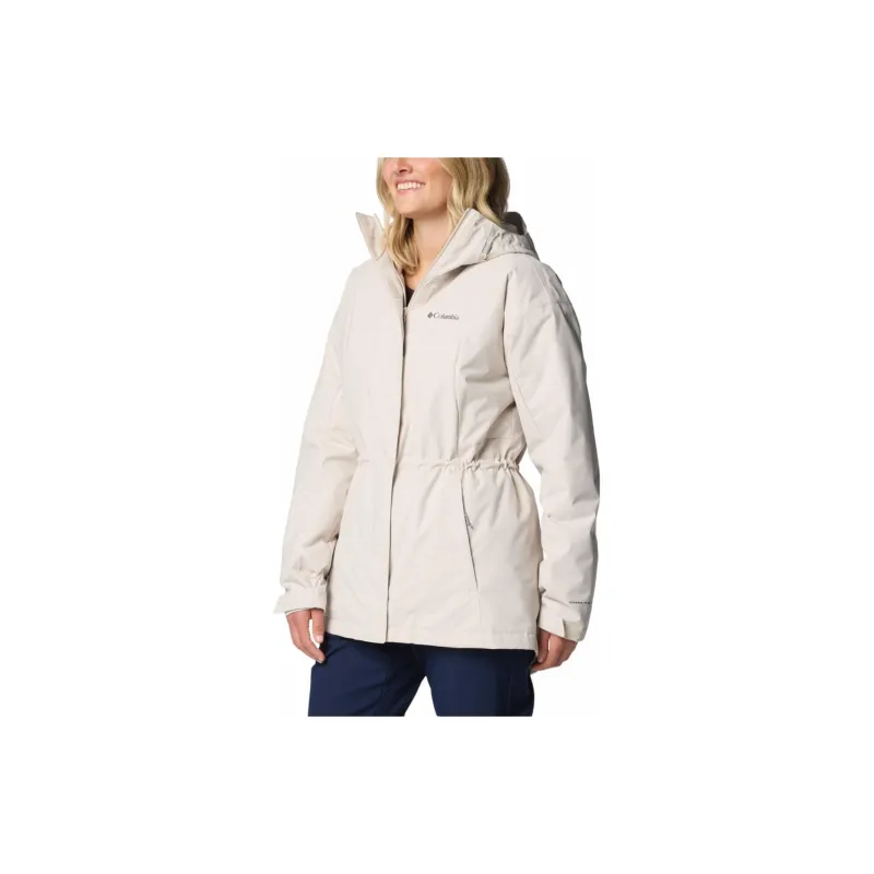 Columbia Hikebound LONG Puffer Jacket Women's Ecru-2