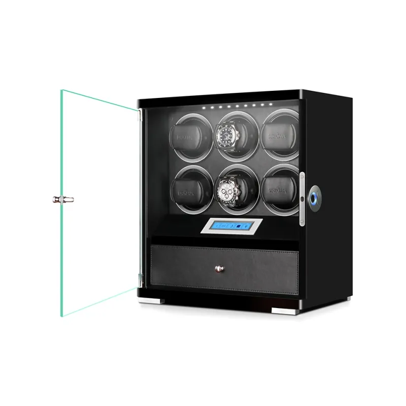 DRIKLUX 6 Epitopes/9 Epitopes Watch Winder Black Red Unisex-6