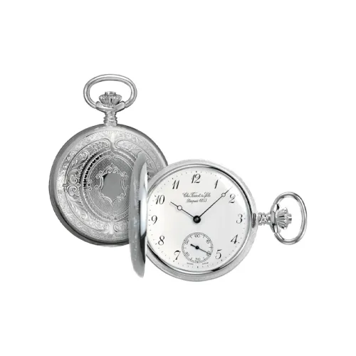 TISSOT Mechanical Movement-Manual Mechanical Movement Pocket Watches Men's Watches Silver T83.1.406.12