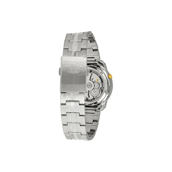 SEIKO Seiko5 Collection Automatic Mechanical Movement Stainless Steel Strap Watch 38mm Unisex Blue Dial Snkl79k1-4