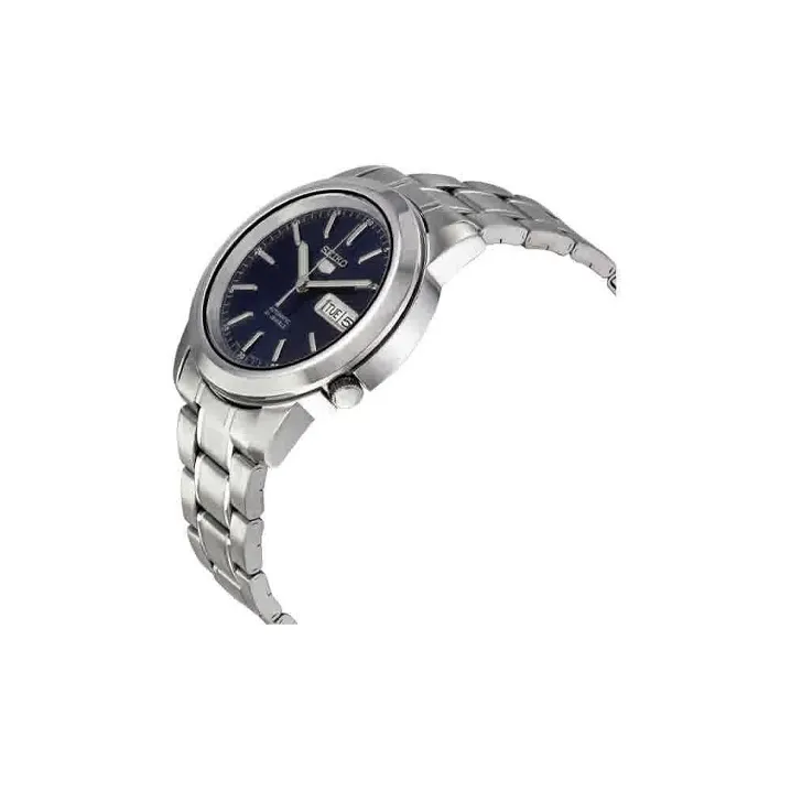 SEIKO Automatic Mechanical Movement Stainless Steel Strap Watch Men's Watches Blue Dial-1