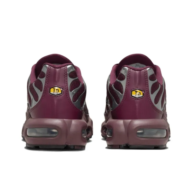 Nike Air Max Plus Se Night Maroon Metallic Silver Women's-4