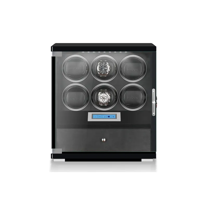 DRIKLUX 6 Epitopes/9 Epitopes Watch Winder Black Red Unisex-5