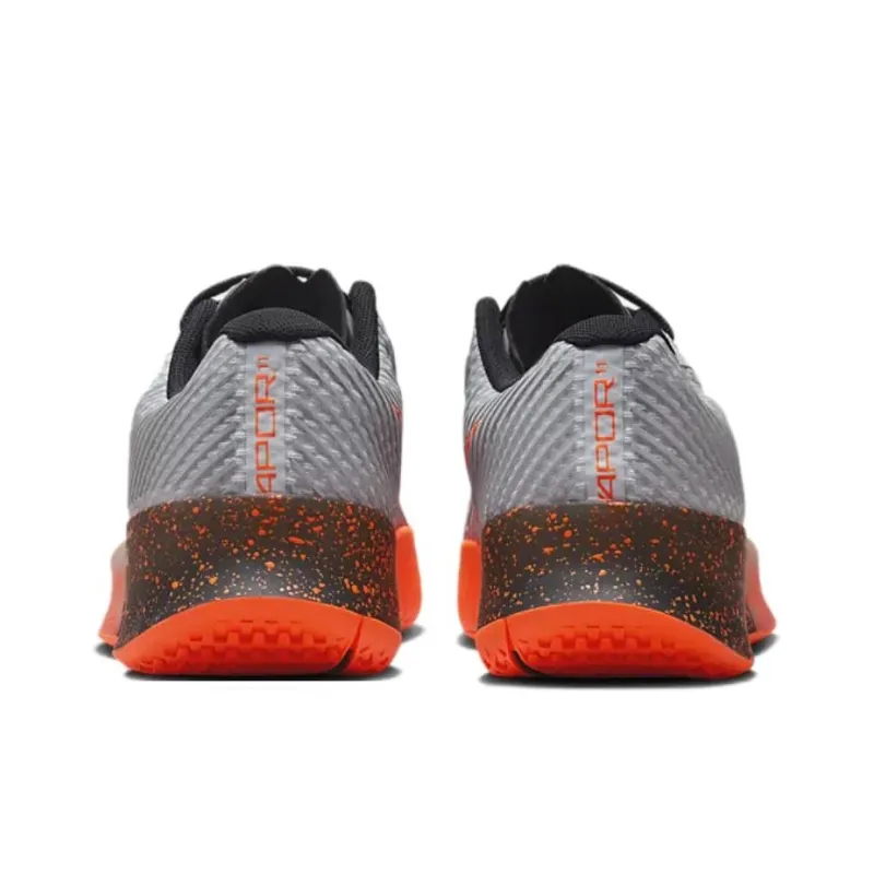 Nike Court Vapor 11 Hc Premium Pure Platinum Black Hyper Crimson Metallic Silver-4