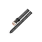 Bamboo Grain-Black-Rose Gold Pin Buckle