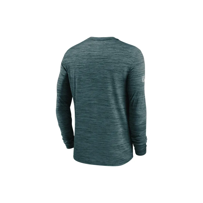 Nike Philadelphia Eagles Sideline Velocity Men's Nike Dri FIT Nfl Long Sleeve T Shirt-1
