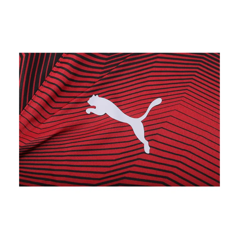 PUMA AC Milan Sport T Shirt Men's Orange Black-3