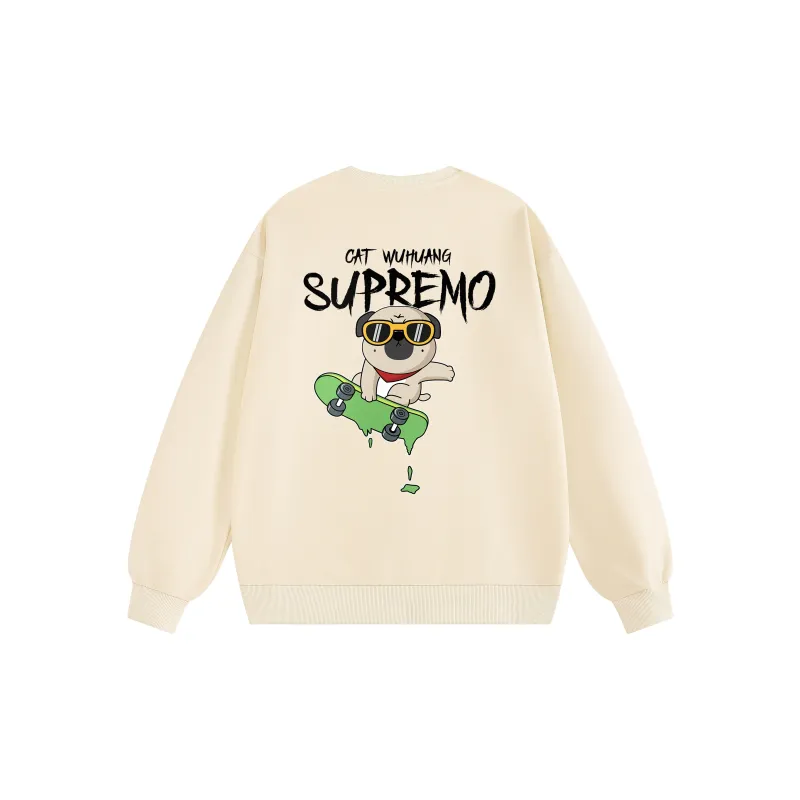 Supremo Cat Sweatshirts Unisex-19