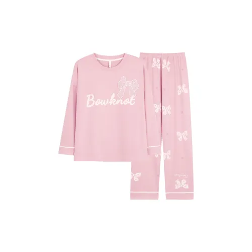 The Story Of The Flower Season Pajama Set Women's Pink