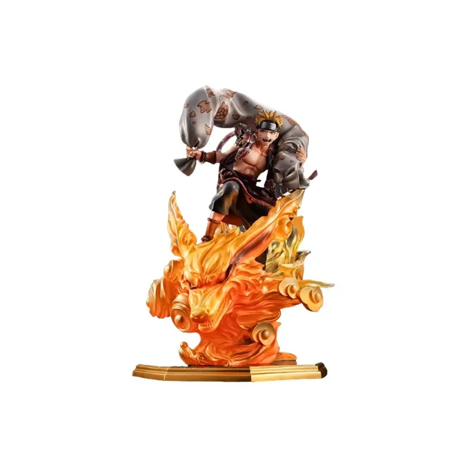MegaHouse GEM MH Naruto, Wind God Lightning God Naruto Sasuke 2.0 Set Scale Figures 28cm-1