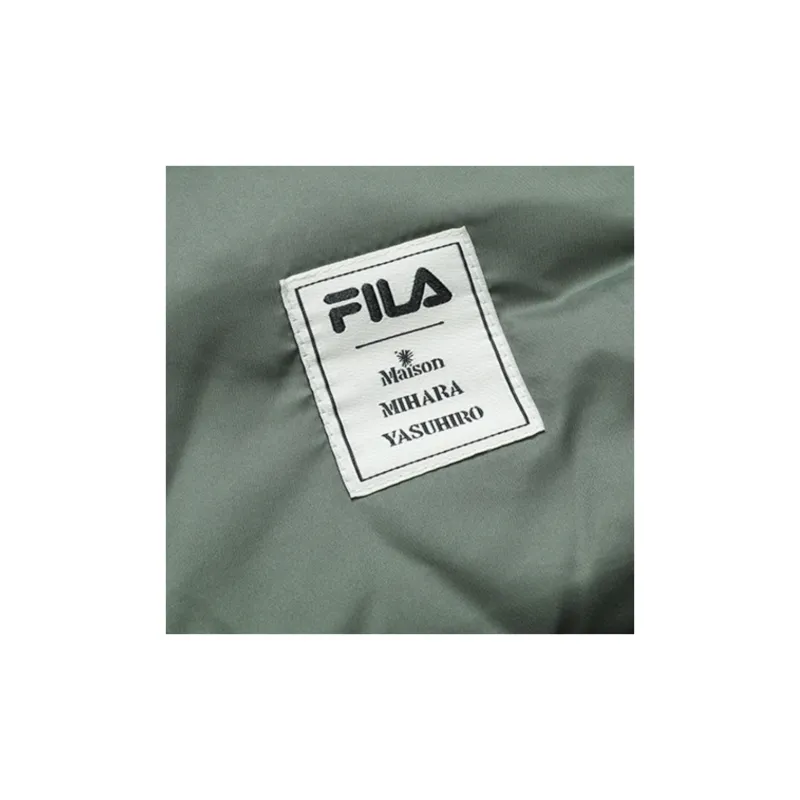 FILA MIHARA YASUHIRO Collaboration Collection Down Jacket Men's Earthy Olive Green-2