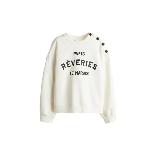 H&M Sweatshirts Women's Cream