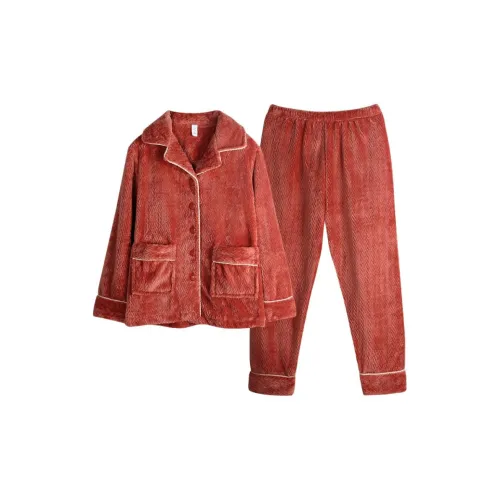 Xuan Liang Pajama Set Women's Oxidized Red