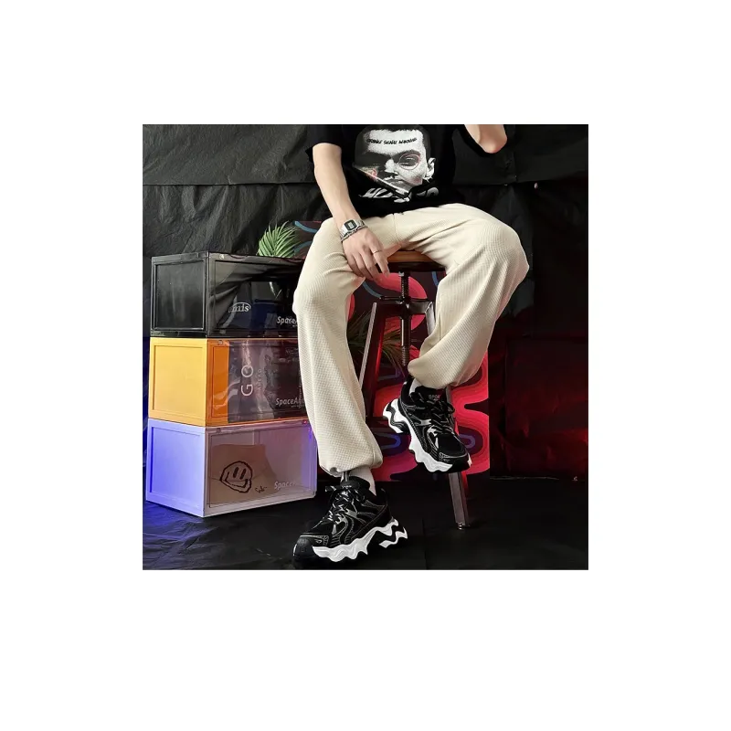 Grumpy Ram Anti-Slip And Wear-Resistant Breathable Low-Top Chunky Sneakers Men's-2