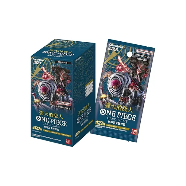 BANDAI One Piece Card Game Mighty Enemy Carddass Booster Box OP 03 Japanese 6x Lot-0