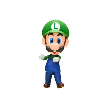 GSC Nendoroid Super Mario Brothers Luigi Three Times Reissued Version Chibi Figures 10cm