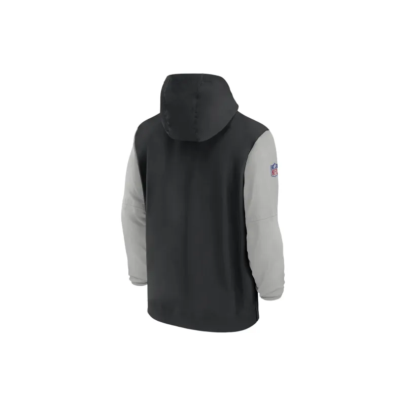 Nike NFL Carolina Panthers Sideline Pre-Game Player Jackets Coats Men Black-1