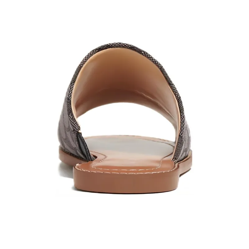 COACH Slide Slippers Women's Black-4