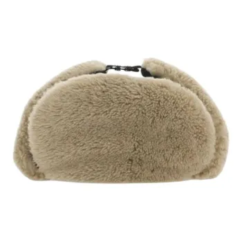 PRADA Nylon Wool Trapper Hats Women's Black