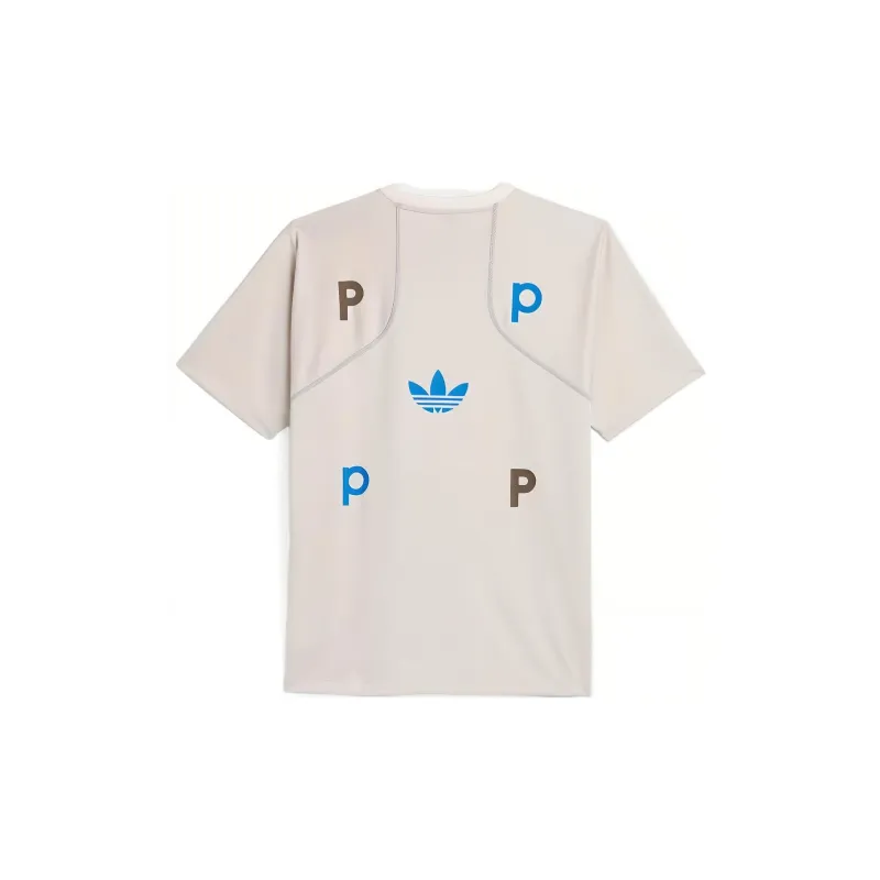 Adidas Originals POP TECH T Shirt Unisex Light Gray-1