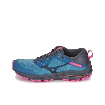 Mizuno Wave Rider TT Anti-Slip Wear-Resistant Low-Top Trail Running Running Shoes Women's Blue