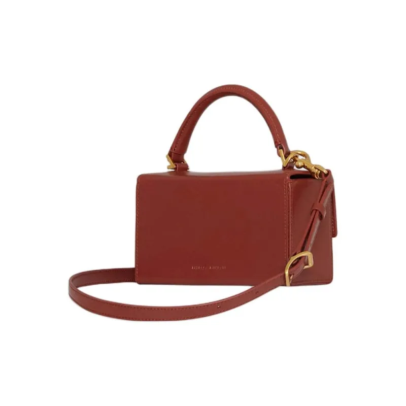 REBECCA MINKOFF Genuine Leather Handbag Shoulder Bag Crossbody Bag Mini Women's Terracotta-1