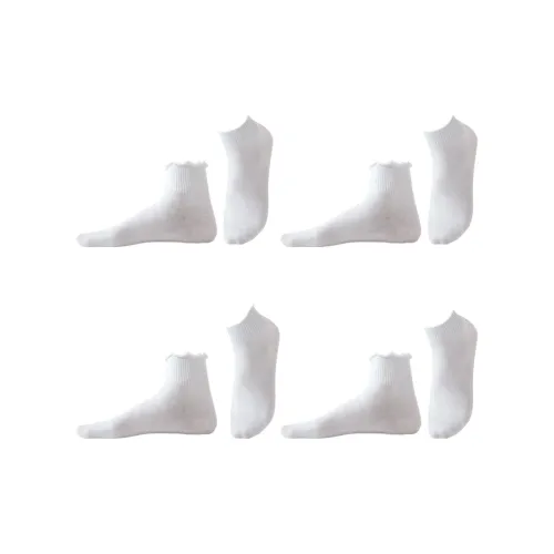PLANDOO Mid-Calf Socks Unisex 4 Pack