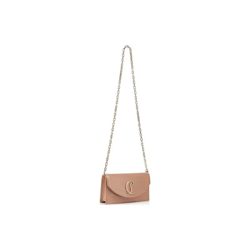CL LUBOTING Patent Leather Shoulder Bag, Crossbody Bag Women's Apricot-2