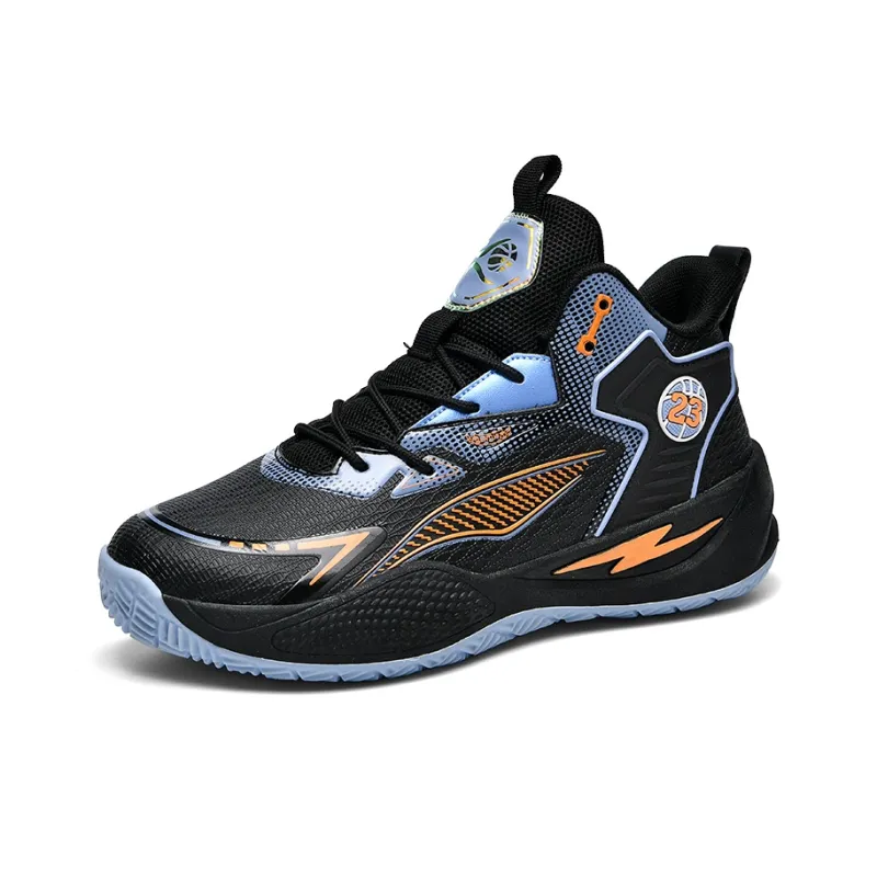 Black-tailed Deer Cushioning Anti-Slip And Wear-Resistant High-Top Basketball Shoes Unisex Mismatched-10