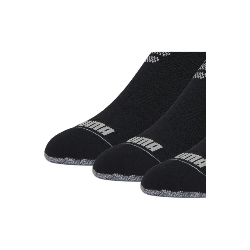 PUMA Men's Half-Terry Low Cut Socks 3 Pairs-2