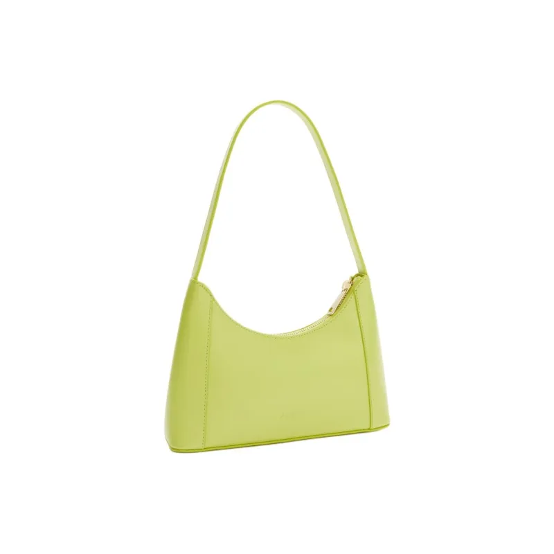 Furla Diamante Grained Leather Handbag Shoulder Bag Mini Women's Cedar Yellow-1
