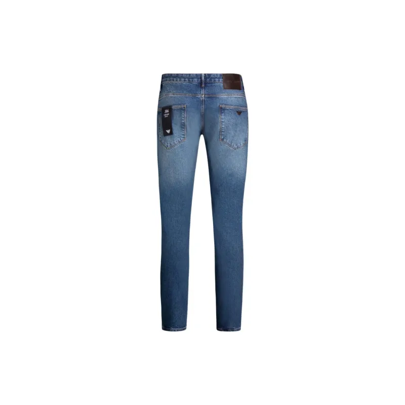 EMPORIO ARMANI J06 Whiskering Effect Jeans-1