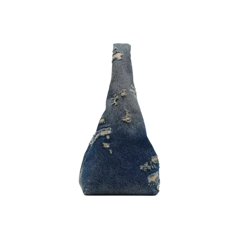 MARC JACOBS Rip And Repair Denim Sack Punk Indigo-1