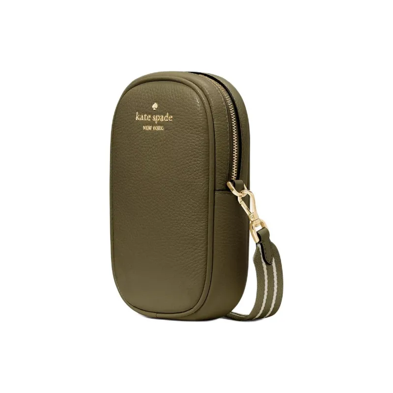 Kate Spade Litchi Grain Leather Combo Bag, Shoulder Bag, Crossbody Bag Women's Seaweed Green-1