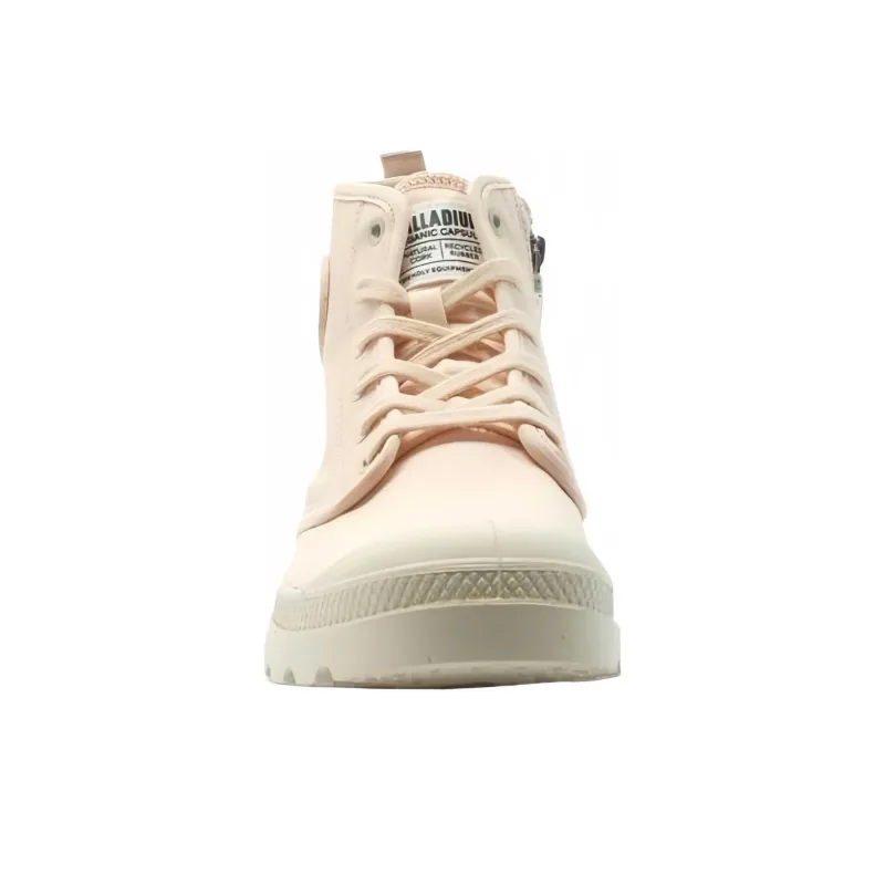 Palladium High-Top Canvas Shoes Unisex Pis Gold-3