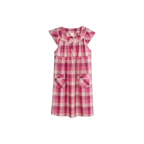 Xuan Liang Nightgown Women's Begonia Plaid