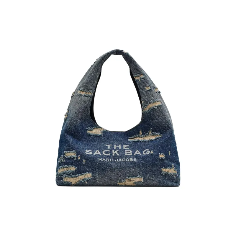 MARC JACOBS Rip And Repair Denim Sack Punk Indigo-2