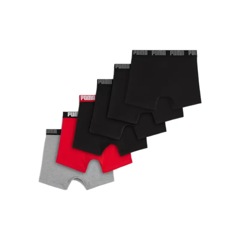PUMA Boxer Briefs 6-Pack Men Underpants Men's 6 Pack-3