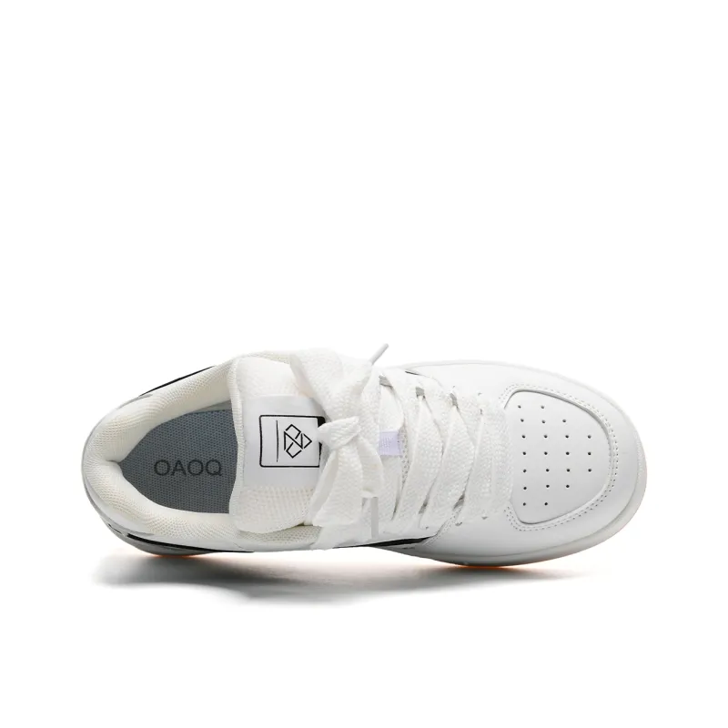OAOQ Wear-resistant And Lightweight Low-Top Skateboard Shoes Unisex Box-12