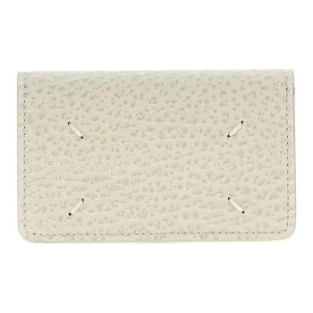 Maison Margiela Logo Printed Foldover-Top Wallet