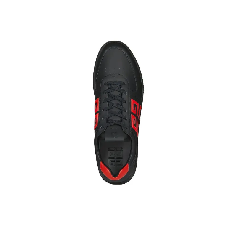 Givenchy G4 Low Top Stylish Skateboarding Shoes Men's Black Red-1