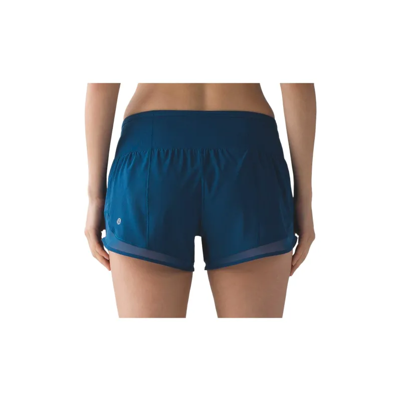 Lululemon Mind Over Miles Sports Shorts Women's Lake Blue-1