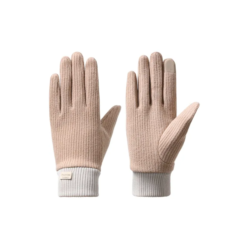 YUZHAOLIN Warm Knit Gloves Women's-10