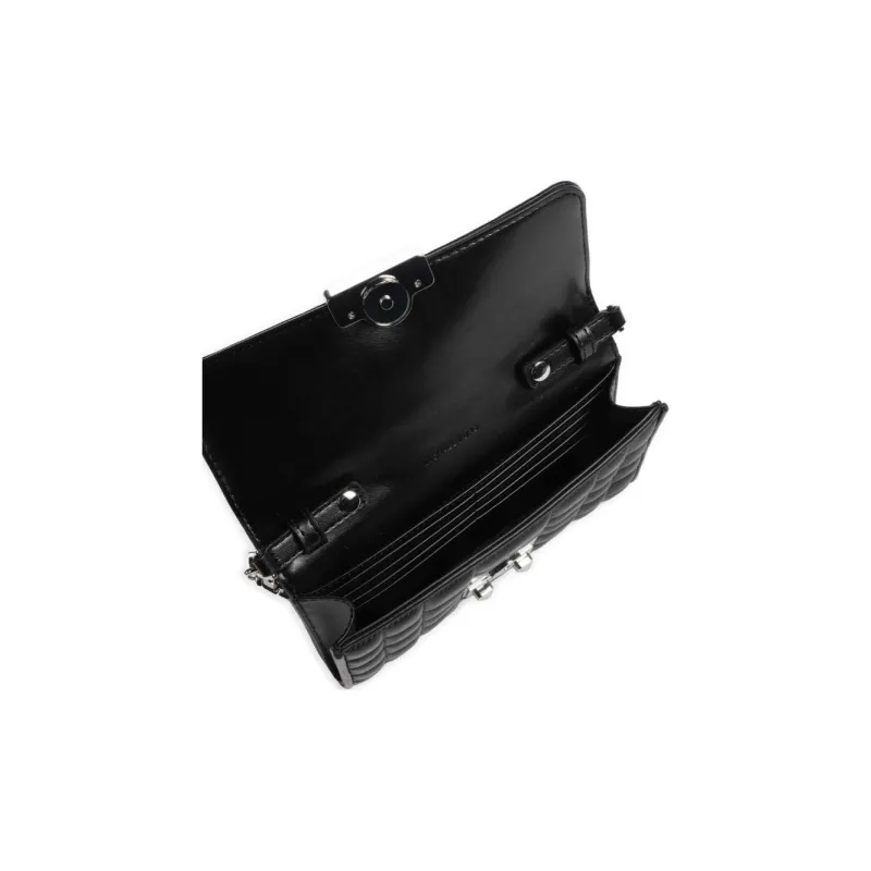 MICHAEL KORS Leather Crossbody Bag, Shoulder Bag Women's Black-3