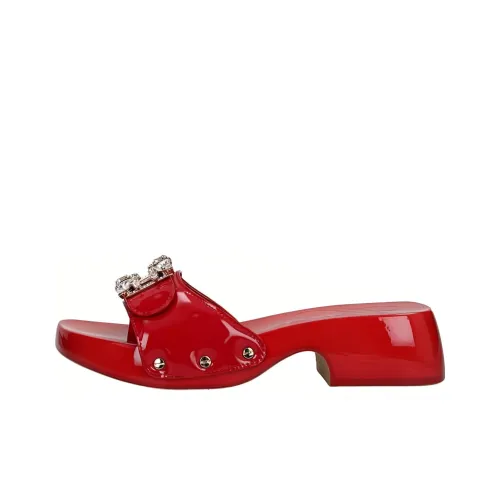 Roger Vivier Slide Slippers Women's Red