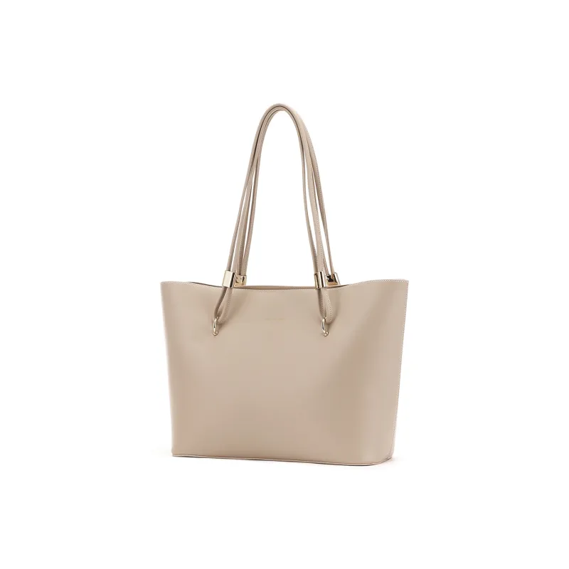 RED DRAGONFLY PU Commute, Shopping Bag, Tote Bag, Shoulder Bag Women's Black/Brown/Ecru-9