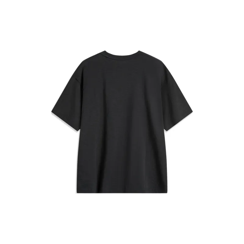 LiNing Basketball Collection T Shirt Men Night Black-1