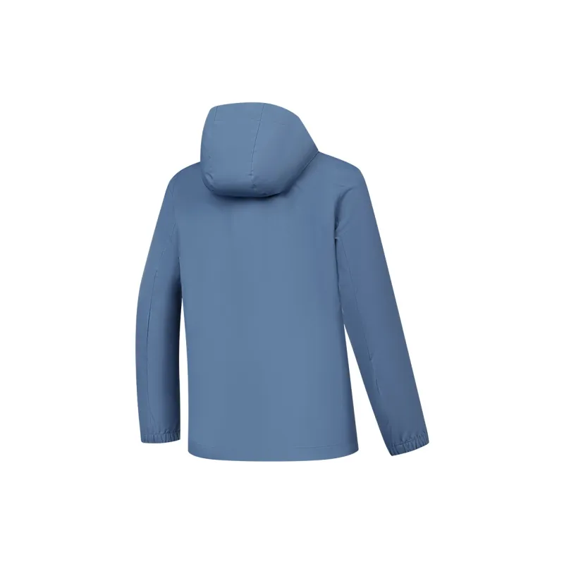 QIAODAN Trench Coat Men's Starship Blue-1